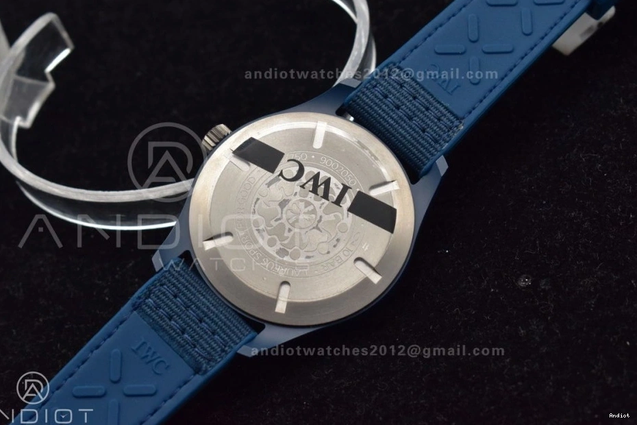 Sport Best Blue Edition Strap on Blue for M+F Pilot Ceramic Nylon Good' Watch A2892 of 'Laureus 1123